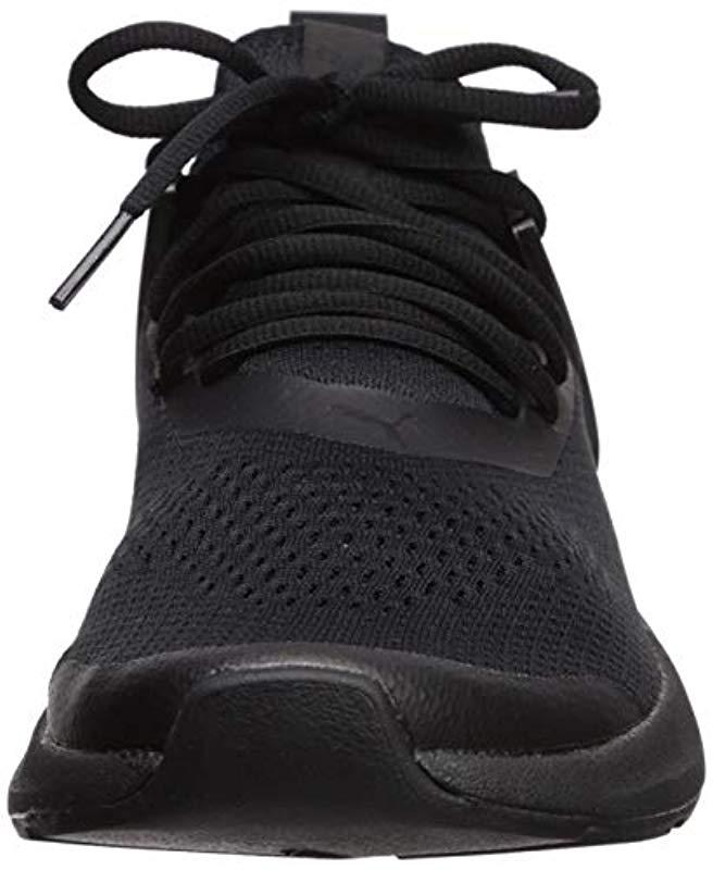 PUMA Rubber Insurge Eng Mesh Sneaker in Black for Men - Lyst