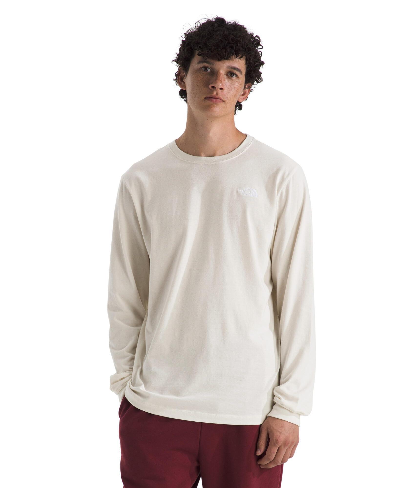 ■THE NORTH FACE■ Men's NSE Long Sleeve T-Shirt WHITE NT7TQ The North Face Long-Sleeve Box NSE T-Shirt - Men's - Clothing