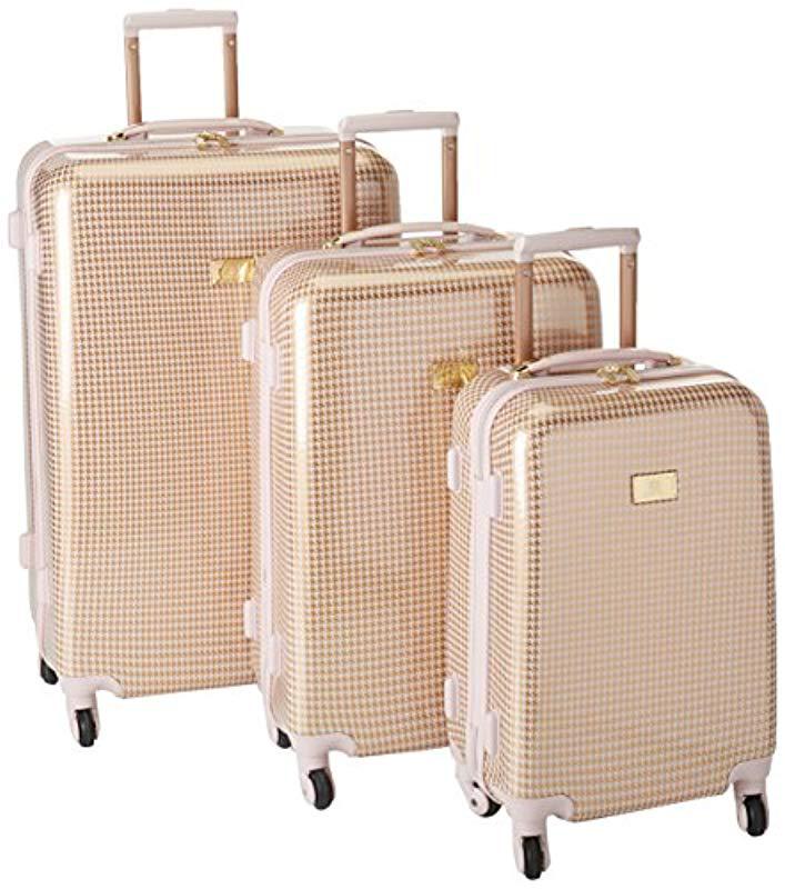 Anne Klein 3 Piece Hardside Spinner Luggage Suitcase Set Lyst