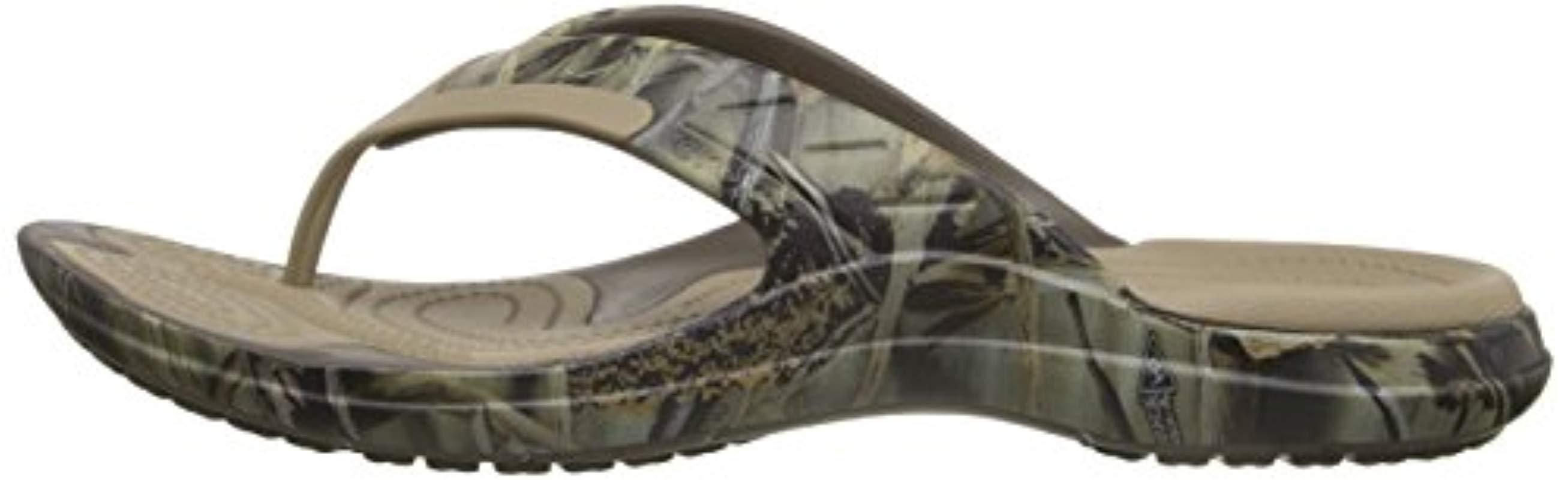 crocs unisex modi sport realtree max 4 flip flop