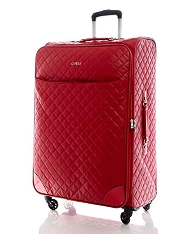 Guess Horton 28" 48-wheeler Suitcases, Red, 19" X 9.5" X 29" | Lyst