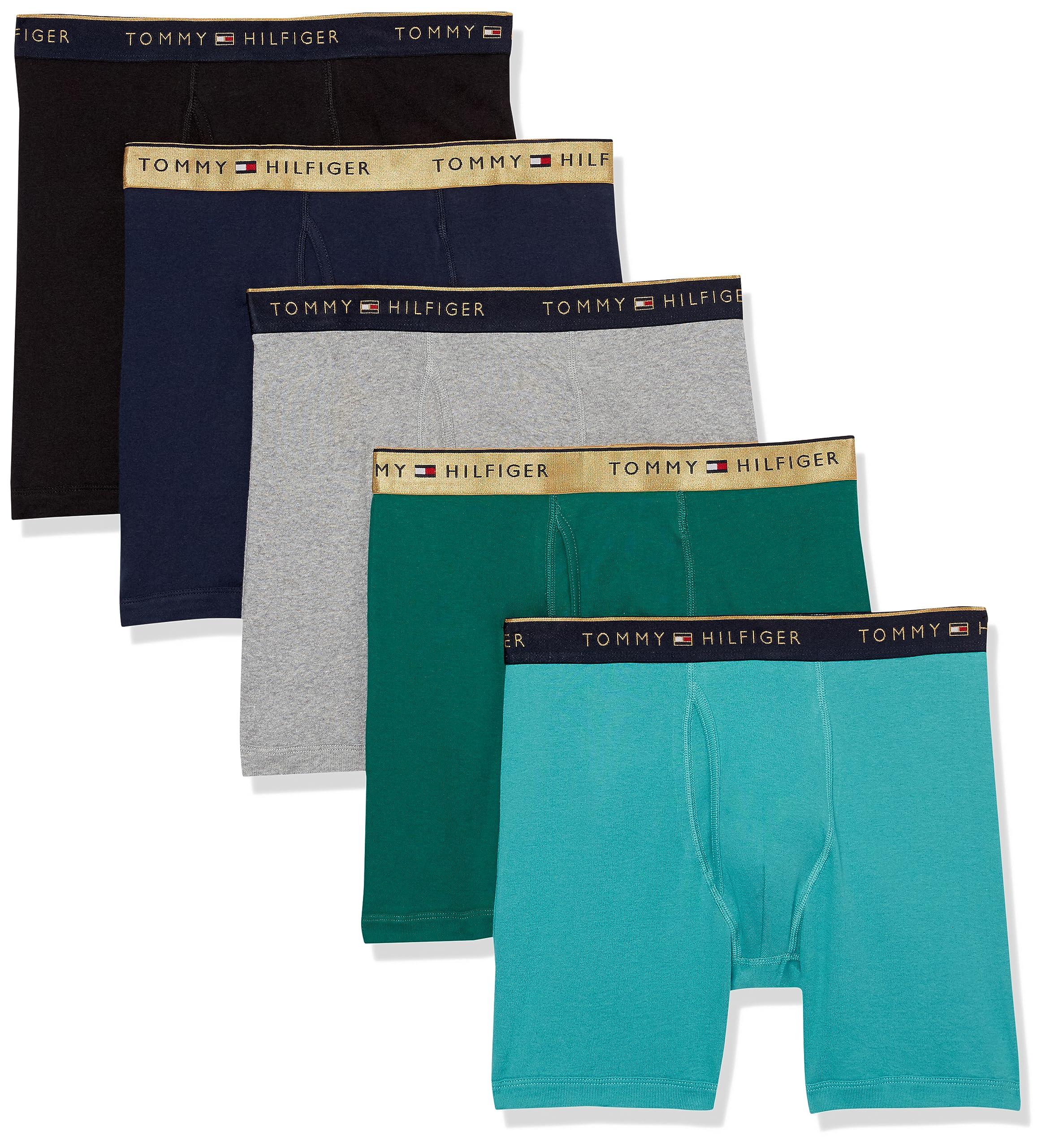 Tommy Hilfiger Cotton Classics Boxer Brief 5pk in Blue for Men | Lyst