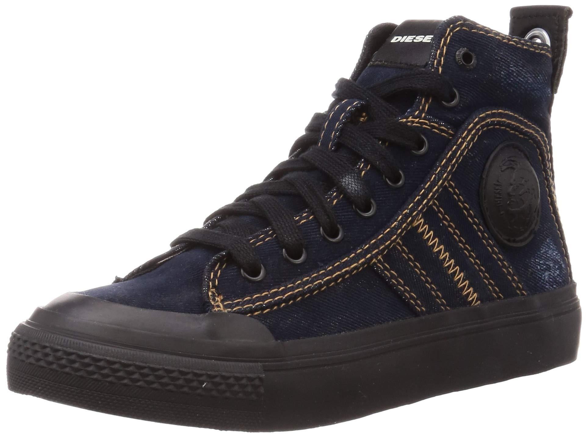 DIESEL Sastico Lace Wsneaker Mid in Dark Denim (Blue) Lyst