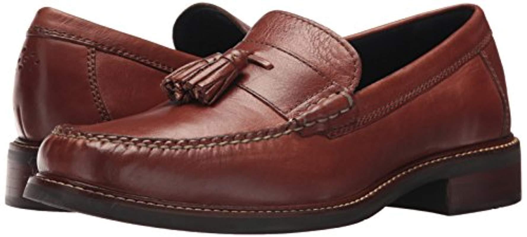 cole haan pinch tassel saddle tan
