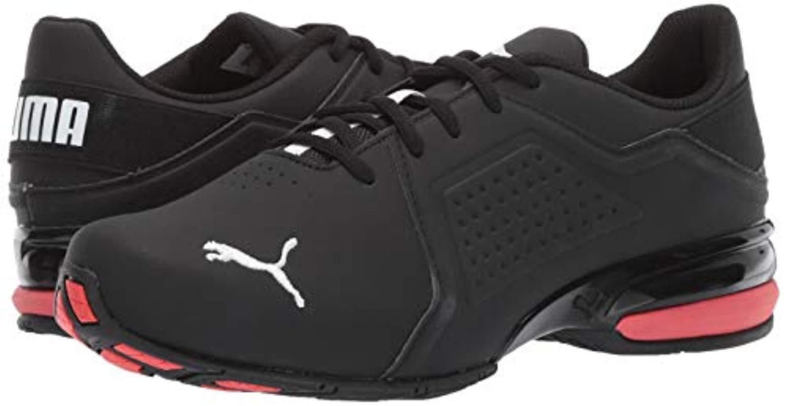 PUMA Viz Runner Sneaker in Black/White (Black) for Men - Save 23% - Lyst