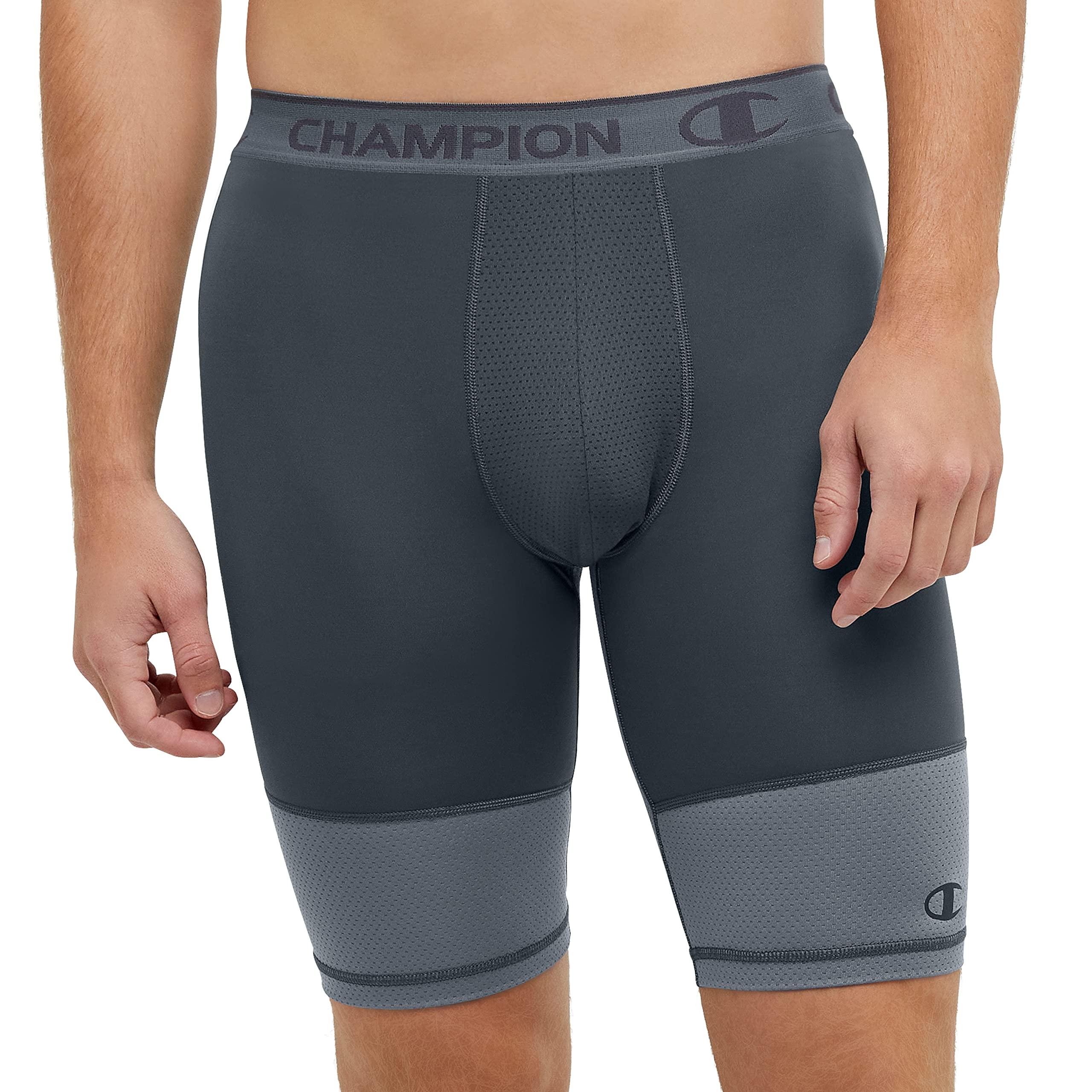 Champion Compression With Total Support Pouch in Blue for Men | Lyst