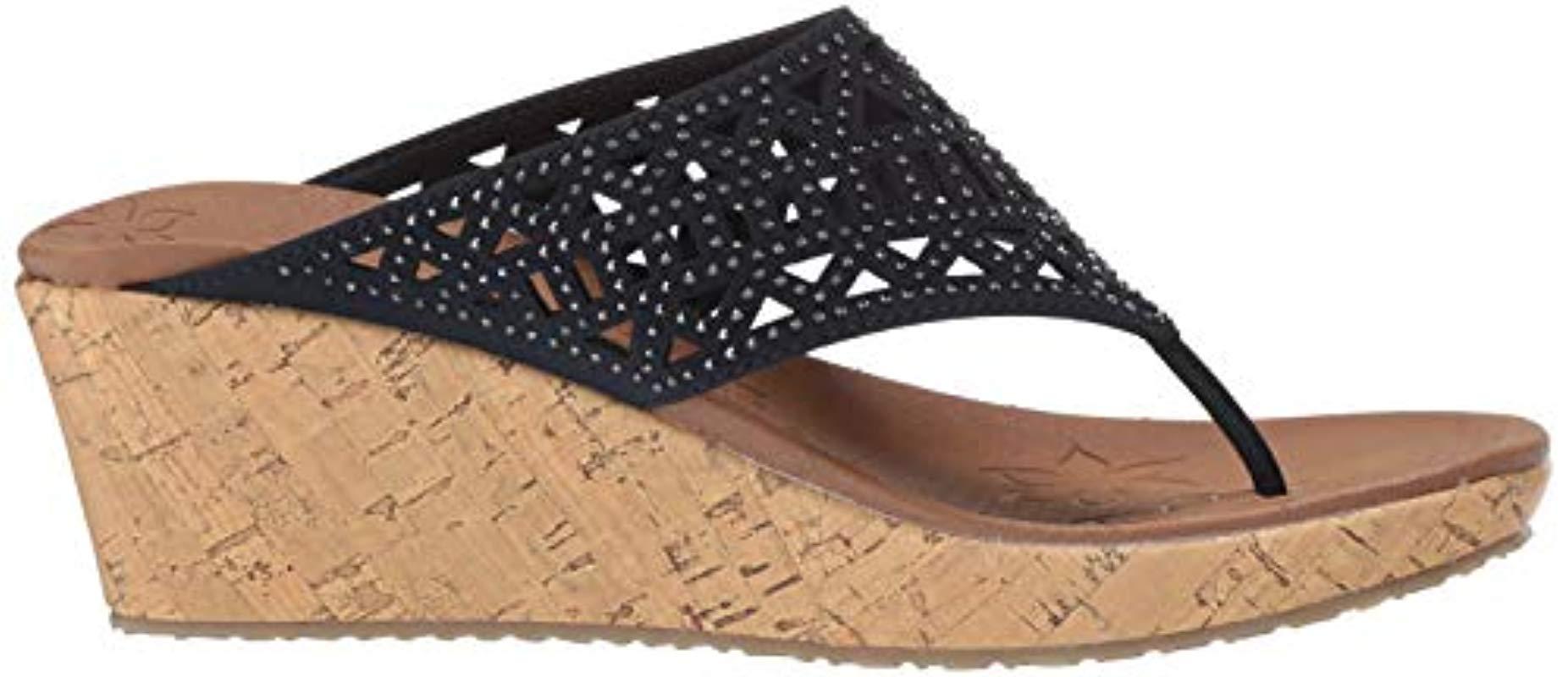 Women's Skechers, Beverlee Summer Visit Wedge Sandals | Peltz Shoes