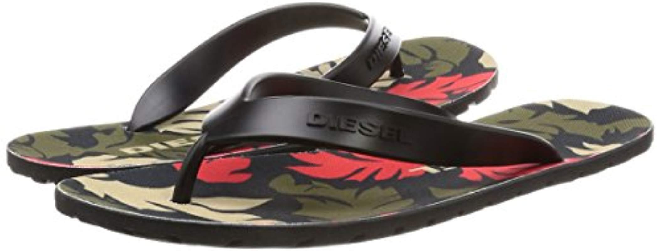 diesel plaja splish flip flops