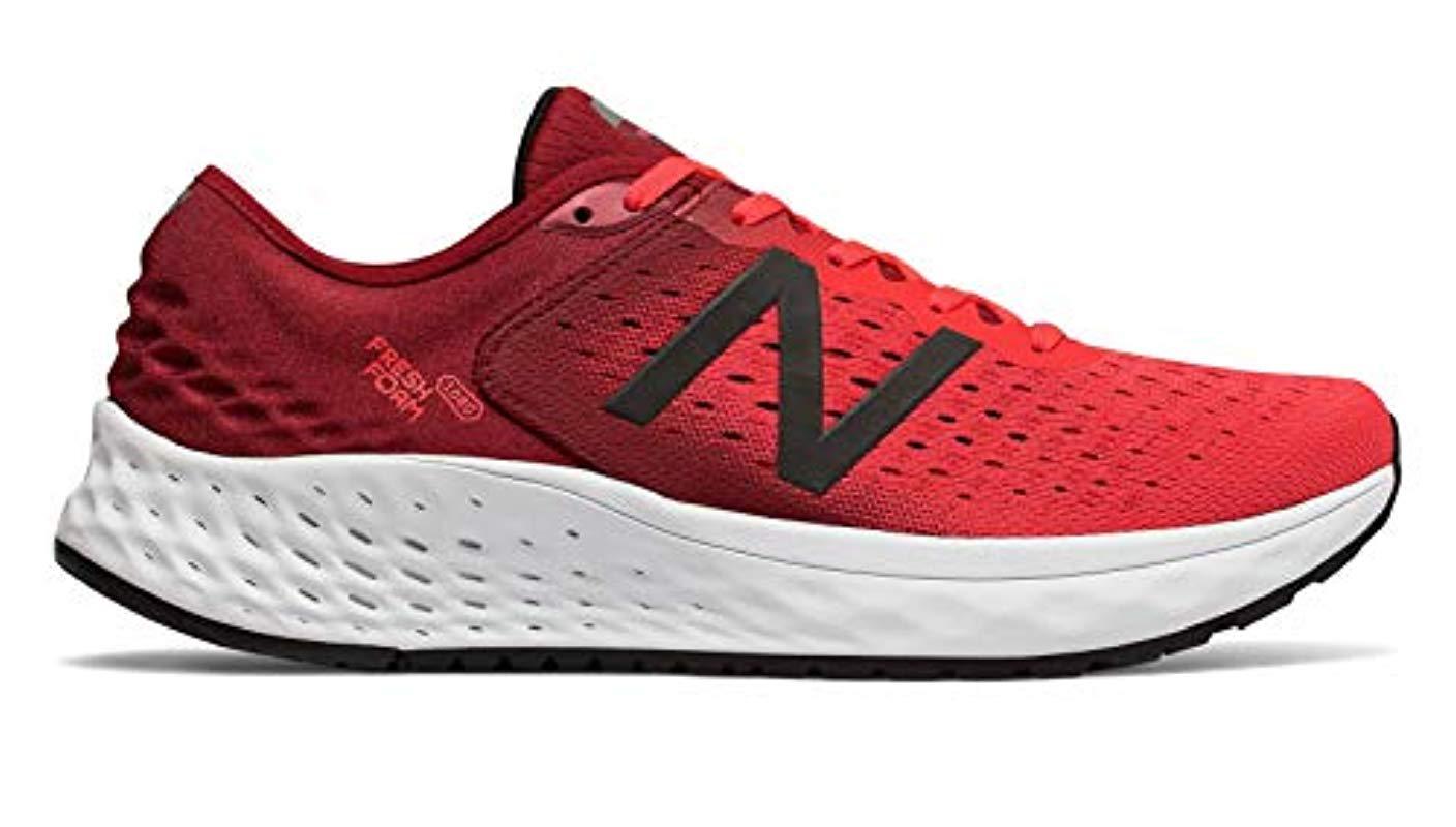 New Balance Fresh Foam 1080 V9 Running Shoes in Red for Men - Lyst