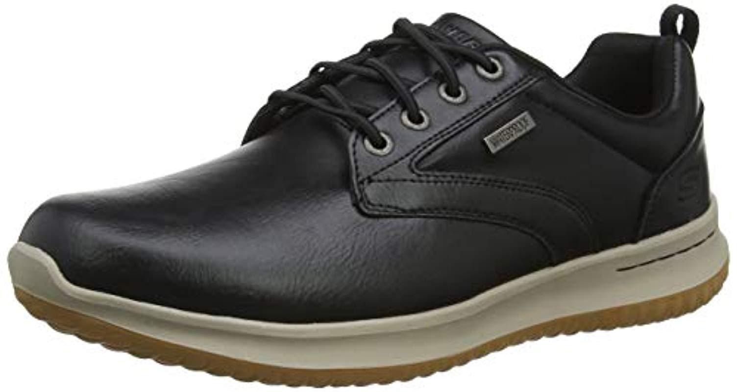Skechers Delsonantigo Oxfords in Black for Men Save 11 Lyst