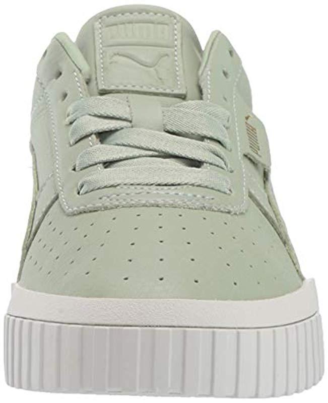 puma sage green trainers