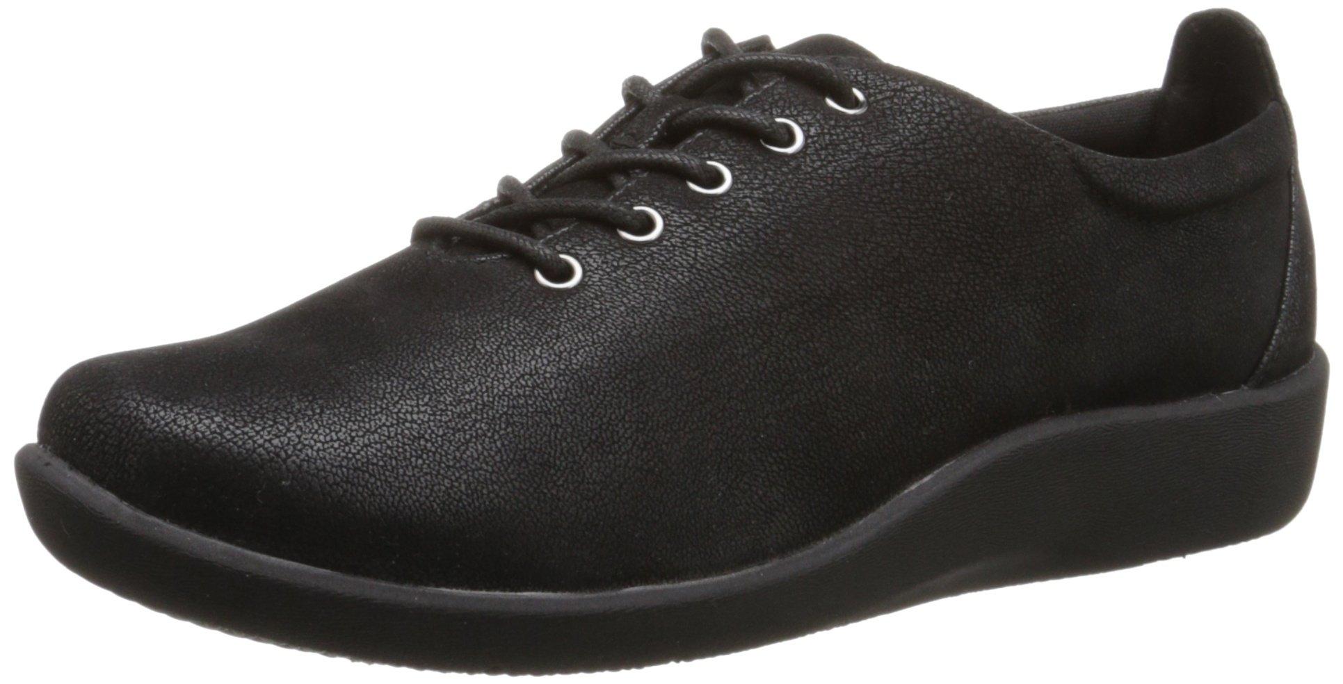 Clarks Cloudsteppers Sillian Tino Lace-up Shoe in Black | Lyst