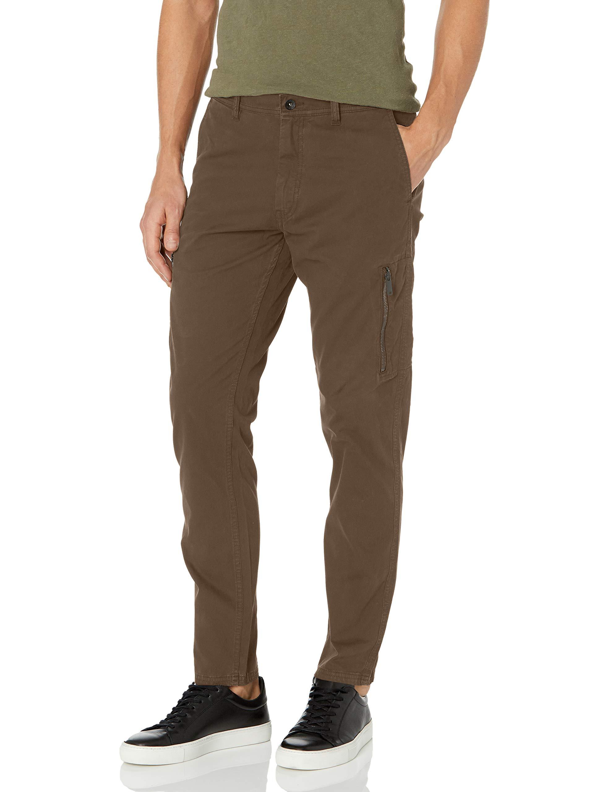 John Varvatos Star Usa Robert Flight Pant in Brown for Men | Lyst