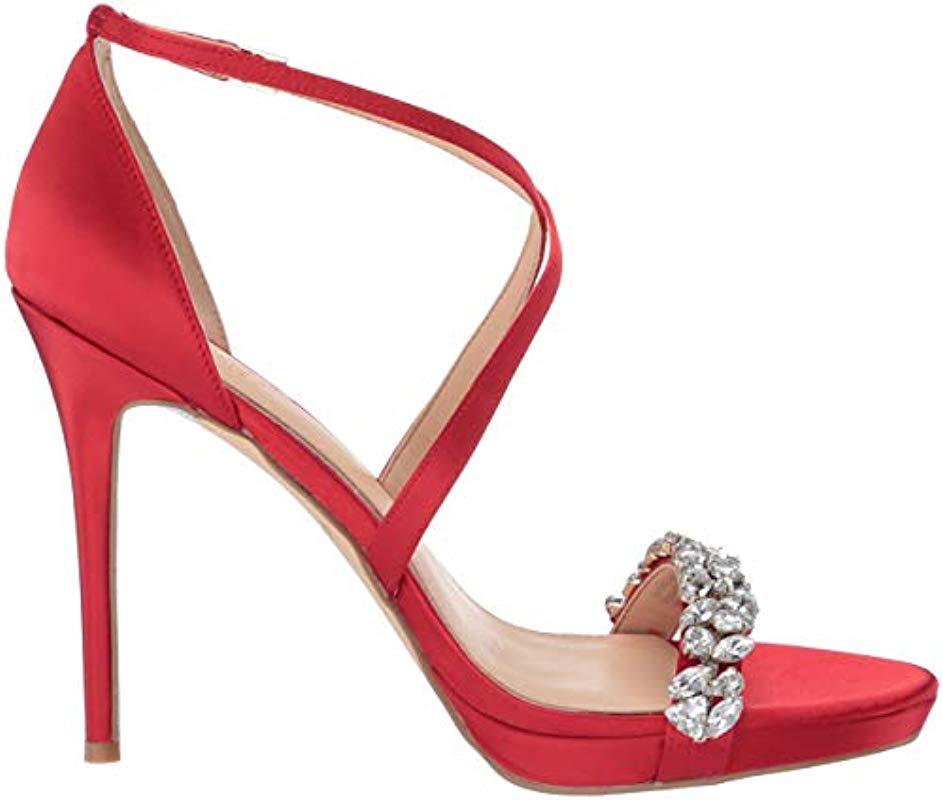 dany strappy sandal jewel badgley mischka