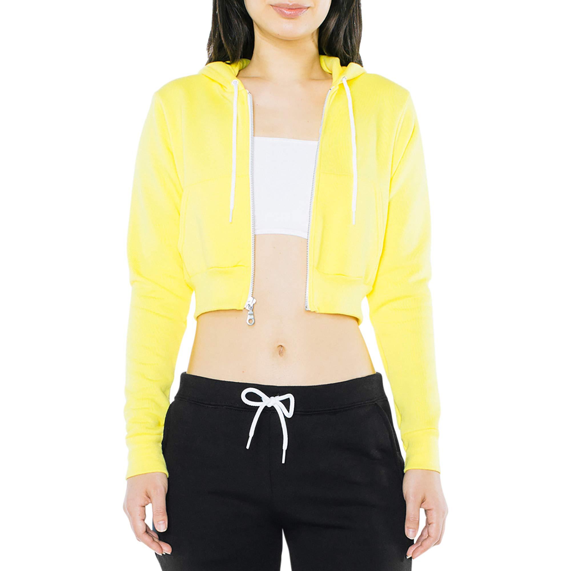 adidas equipment yellow cropped sweatshirt