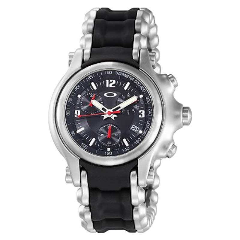 Oakley 10-246 Holeshot Stainless Steel Bracelet Edition Chronograph Watch  for Men | Lyst
