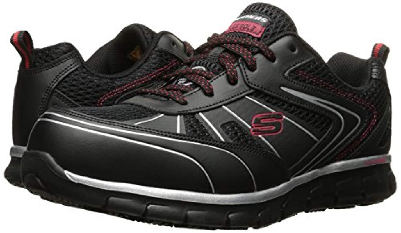 skechers men's synergy fosston work shoe
