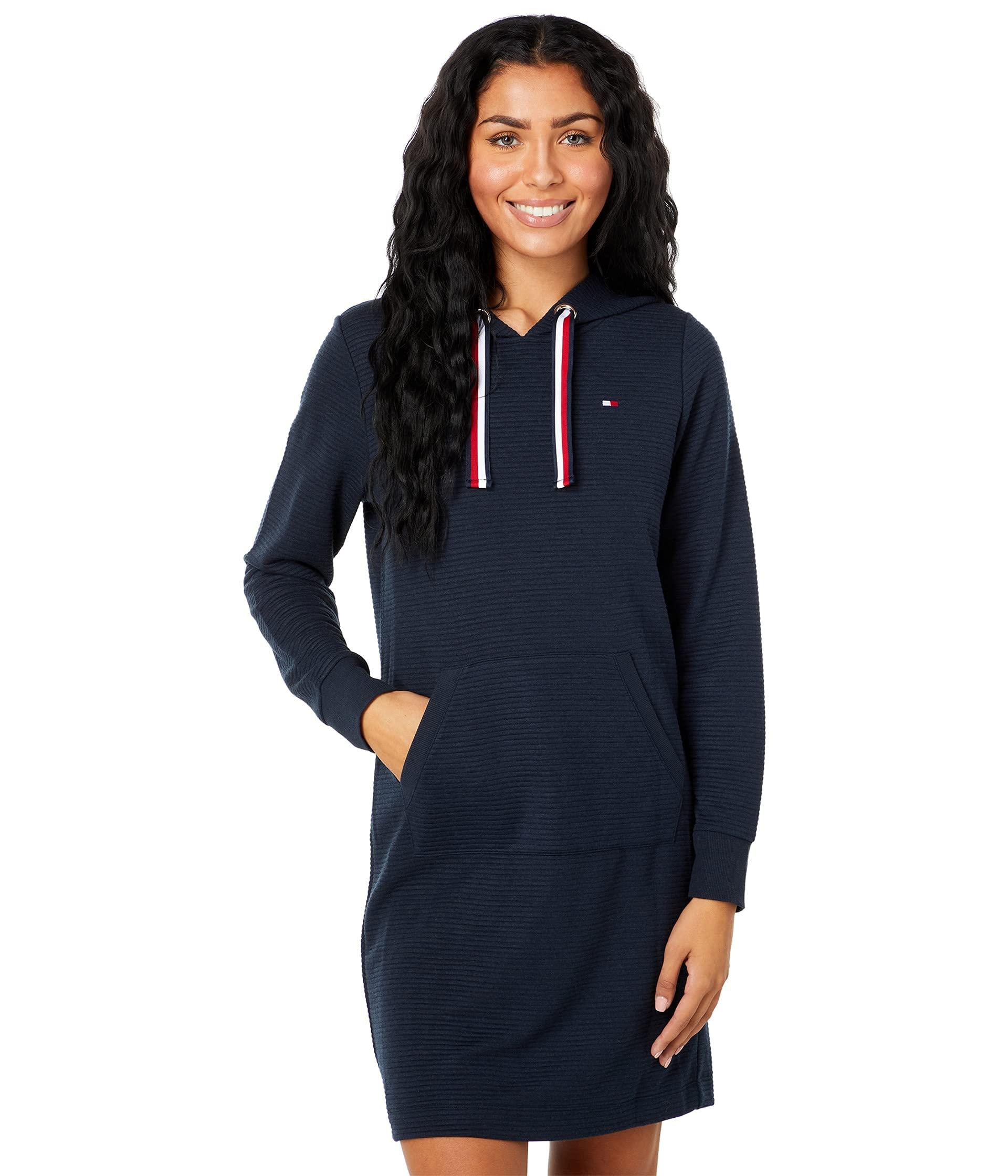 Tommy Hilfiger Sportswear Hoodie Dress in Blue Lyst UK