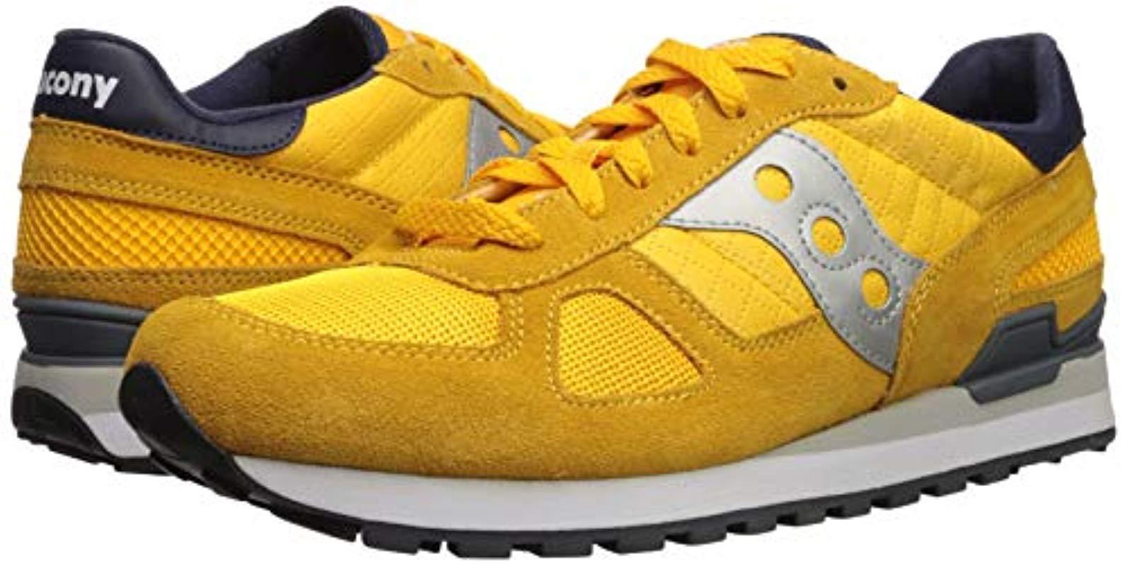 Saucony Synthetic Shadow Original in Yellow/Navy (Yellow) - Save 35% | Lyst