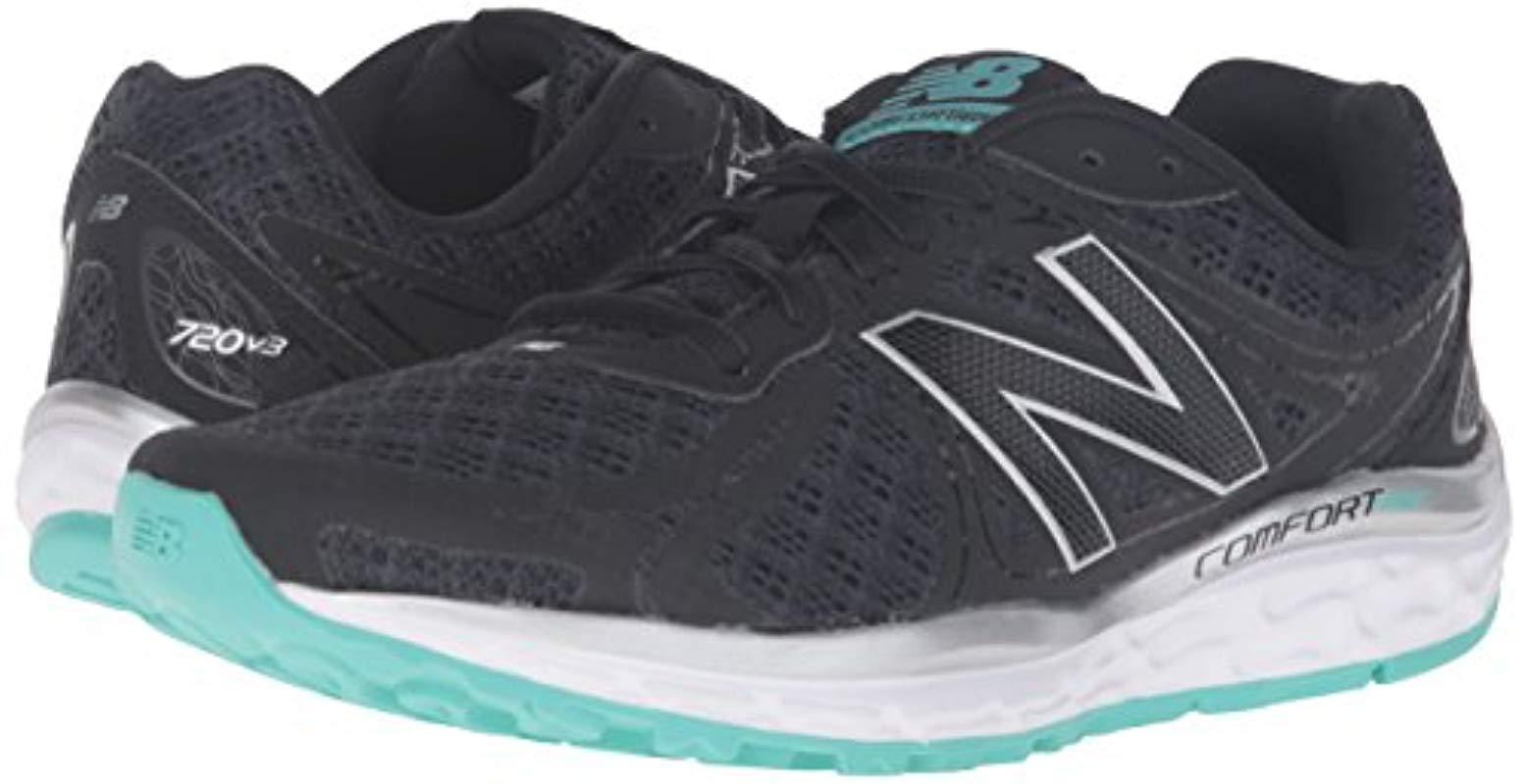 New Balance Synthetic 720v3 Comfort Ride Running Shoe in Black - Lyst