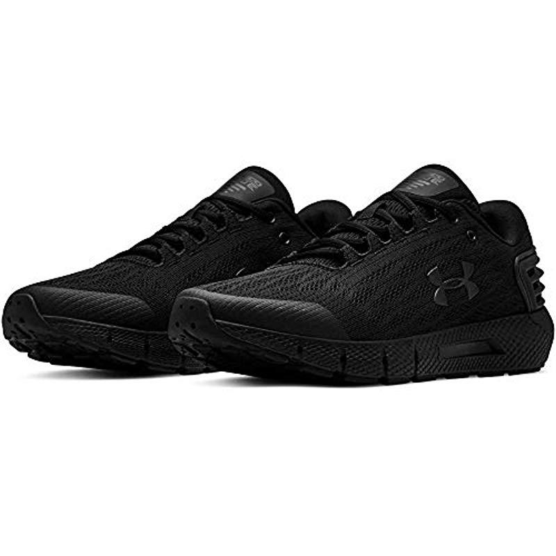 Under Armour Rubber Charged Rogue-wide (4e) Running Shoe in Black/Black  (Black) for Men | Lyst