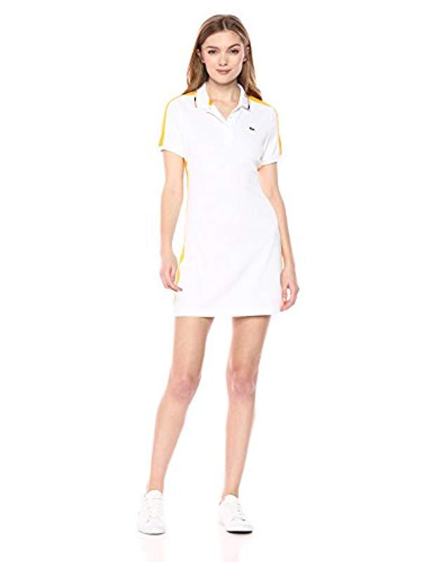 lacoste white dress