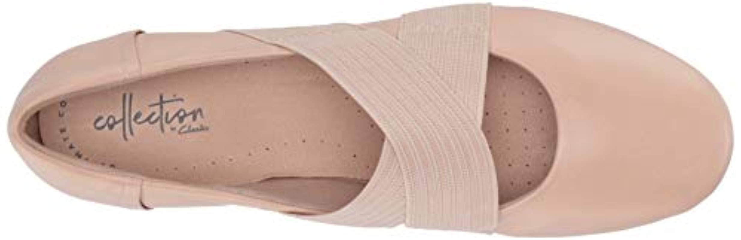 clarks women's gracelin shea ballet flat