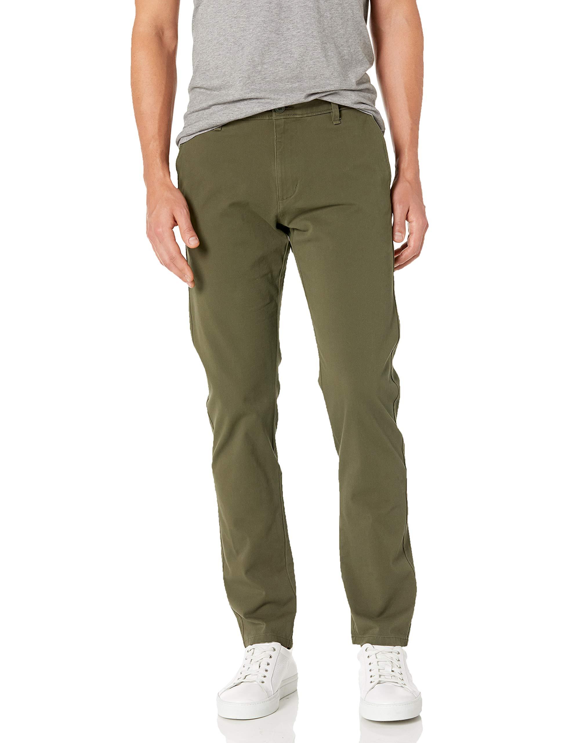 Dockers Slim Fit Ultimate Chino Pants in Army Olive (Green) for Men ...