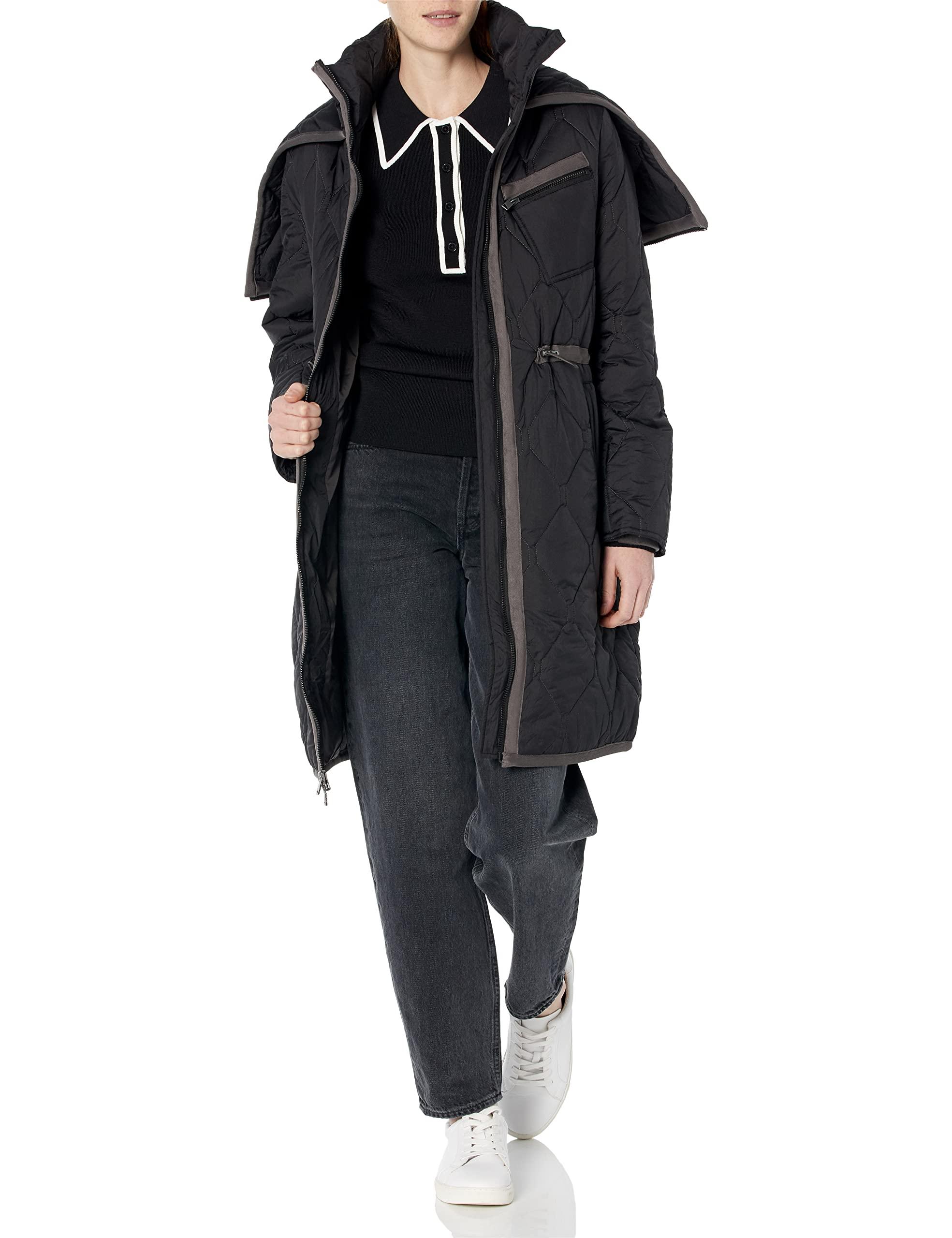 Marc New York Signature Anorak Crinkle Nylon Quilted Jacket in Black Lyst