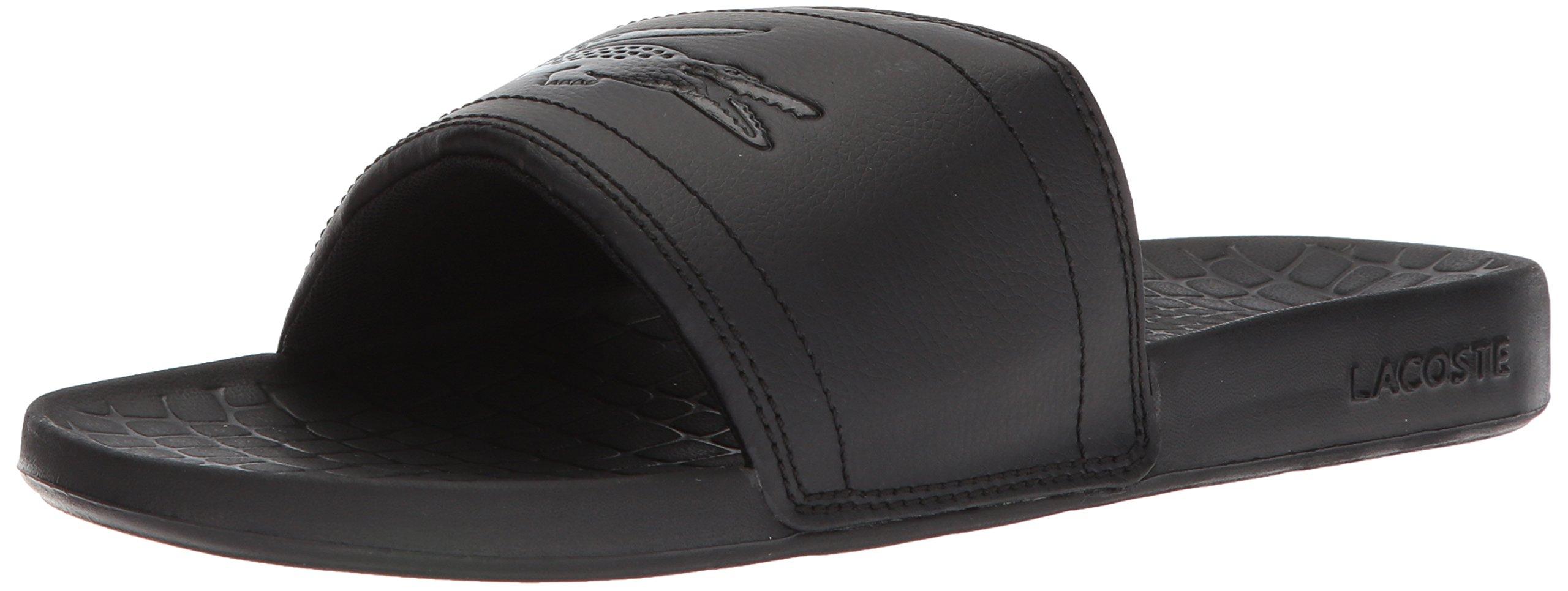 comfortable black slides