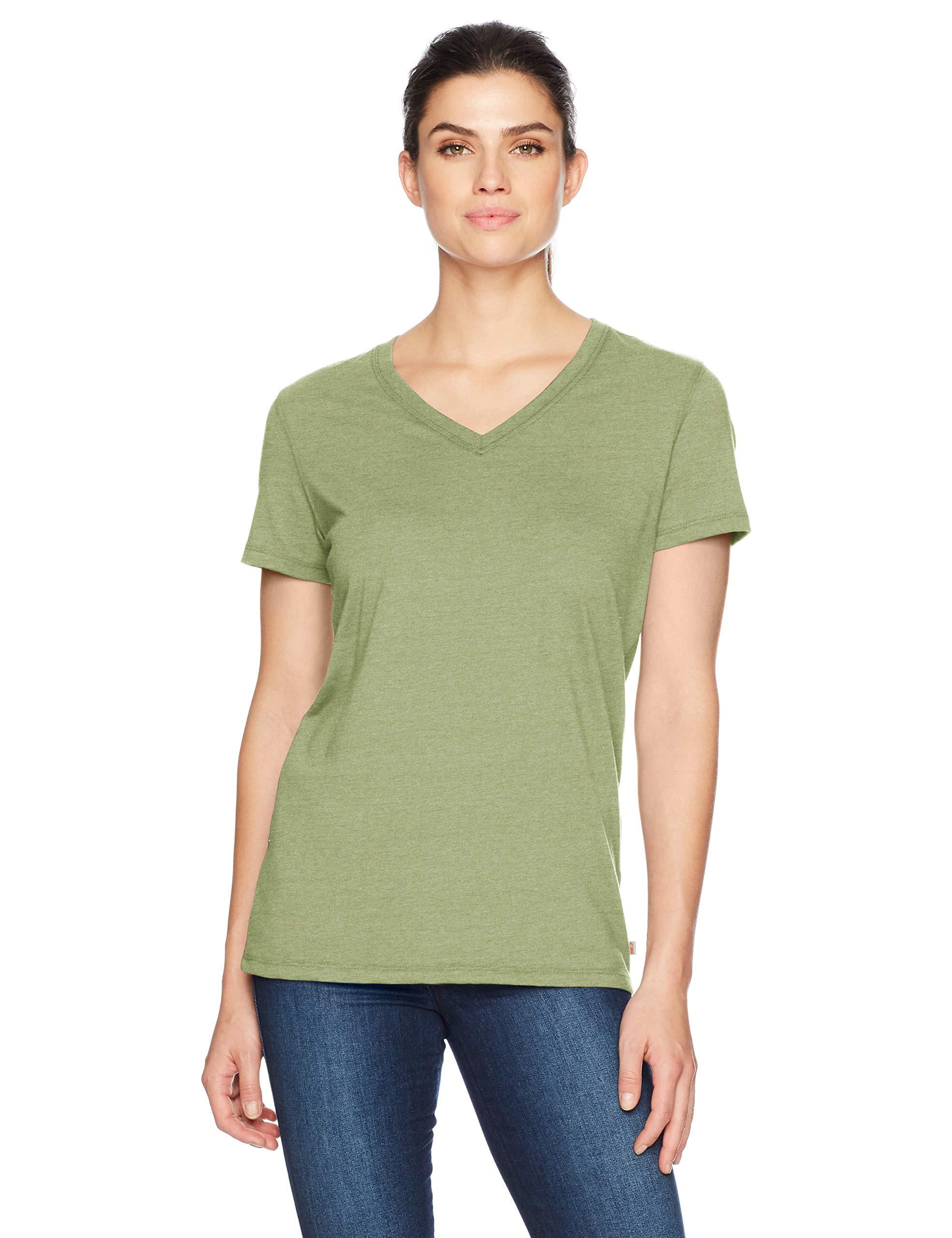 Carhartt Cotton Lockhart Short Sleeve V-neck T-shirt in Green - Lyst