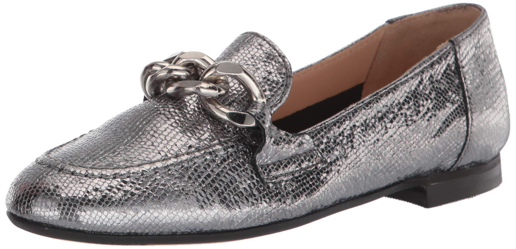 Donald J Pliner Leather Womens Loafer in Silver (Metallic) Lyst