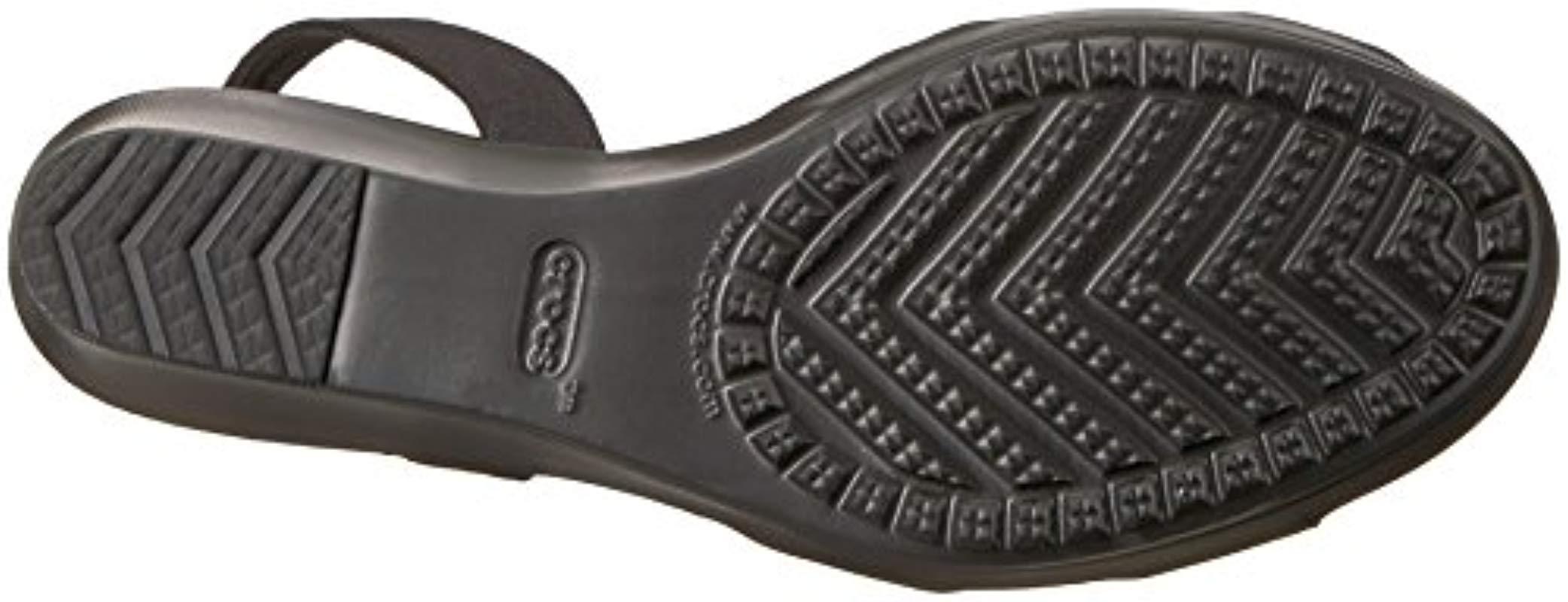 crocs women's leigh wedge sandal