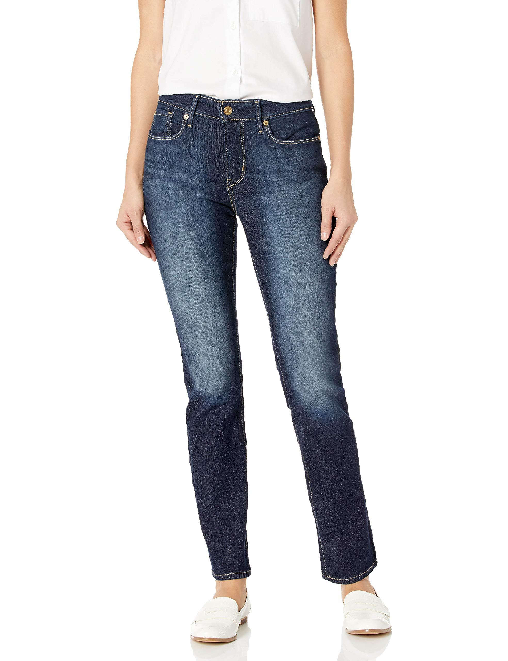 Levi's Plus Totally Shaping Slim Straight Jeans in Blue | Lyst