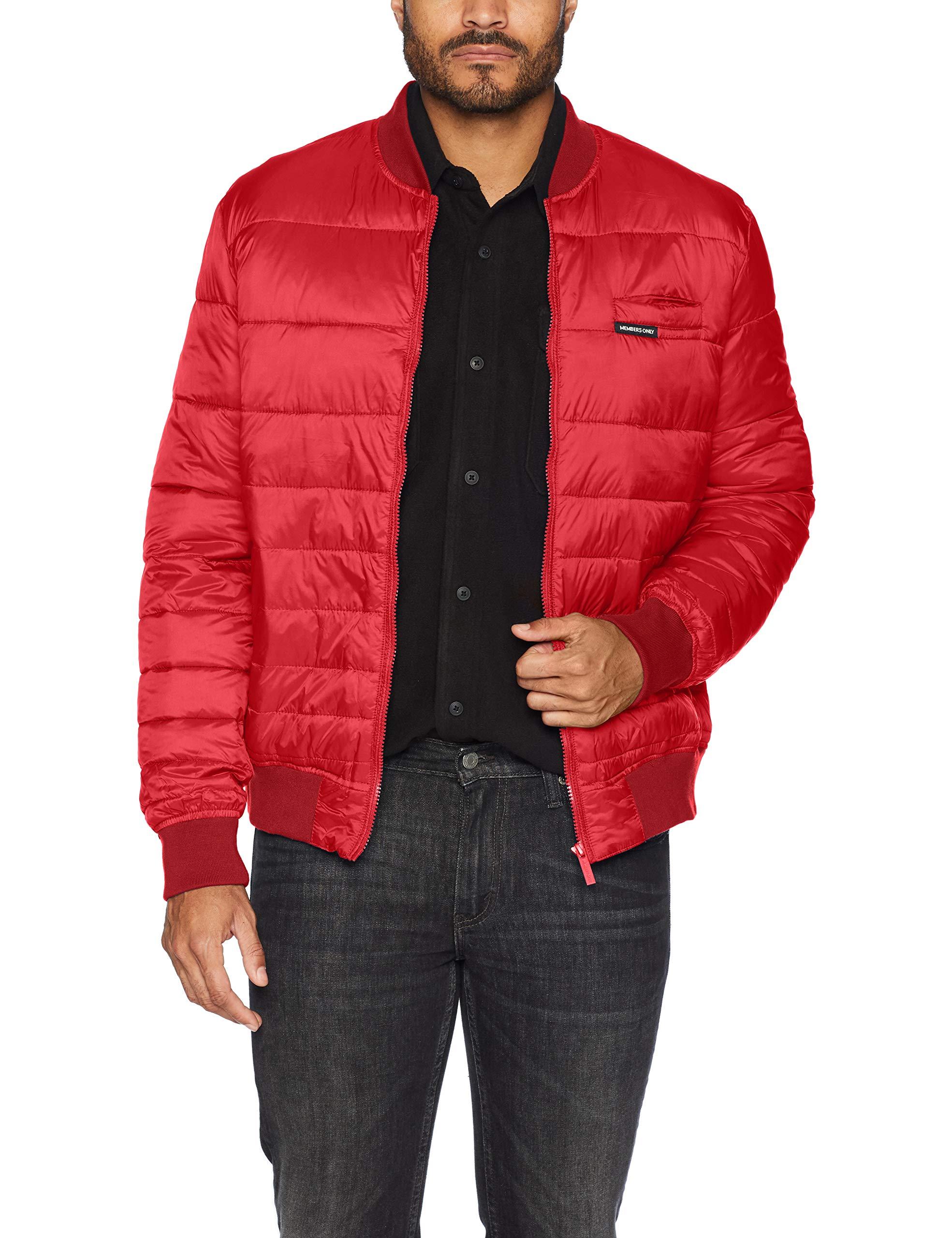 Members Only Varsity Puffer Jacket