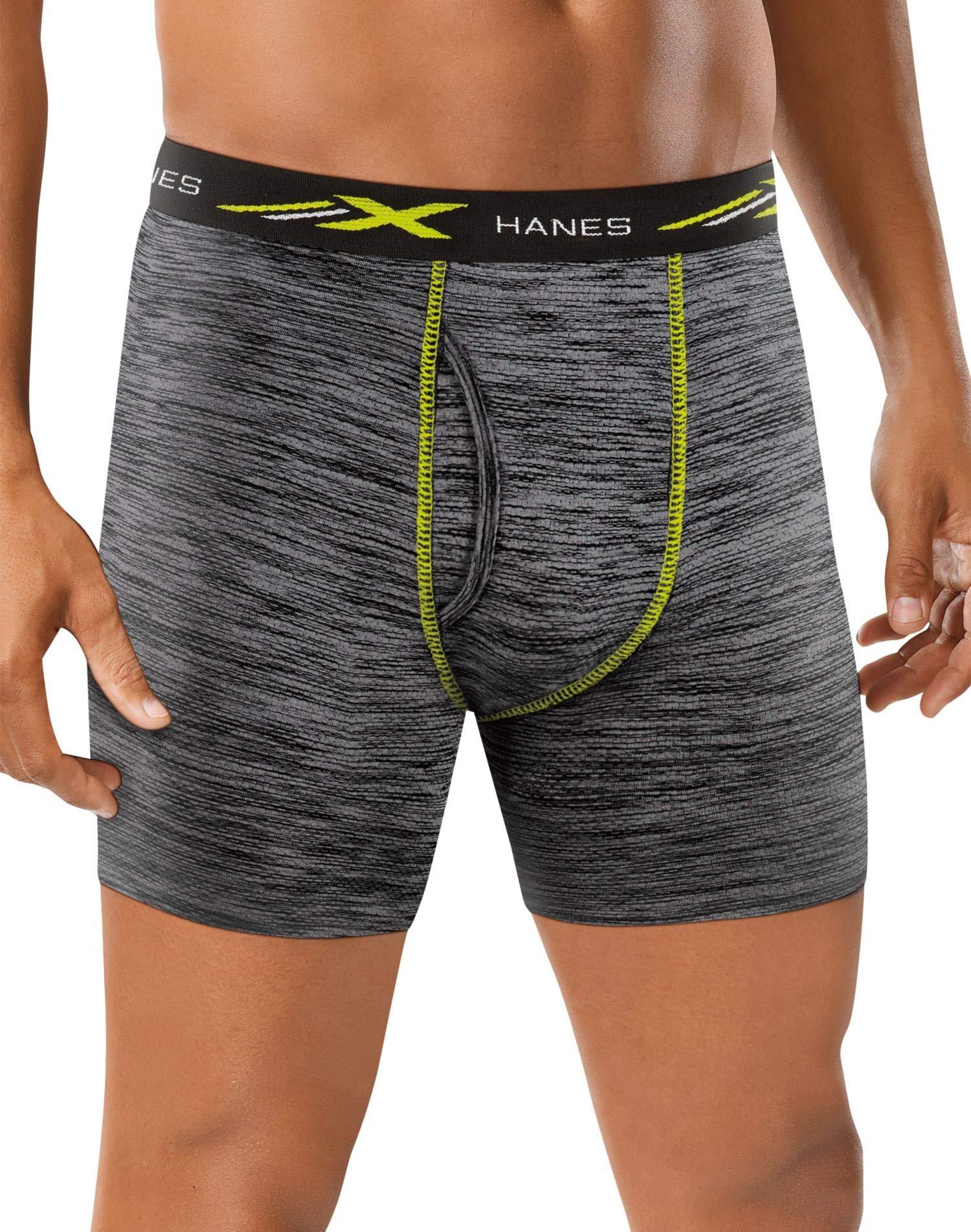 Hanes X-temp 4-way Stretch Mesh Knit Boxer 4-pack for Men