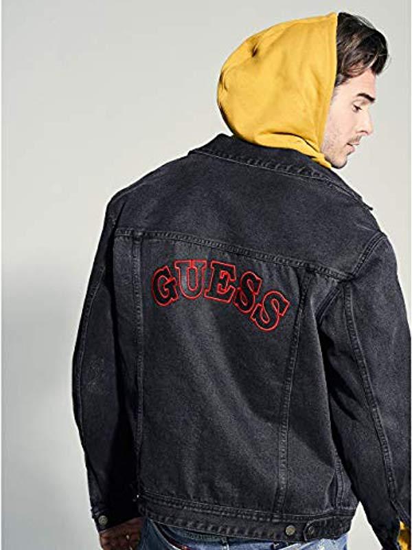 guess oversized denim jacket