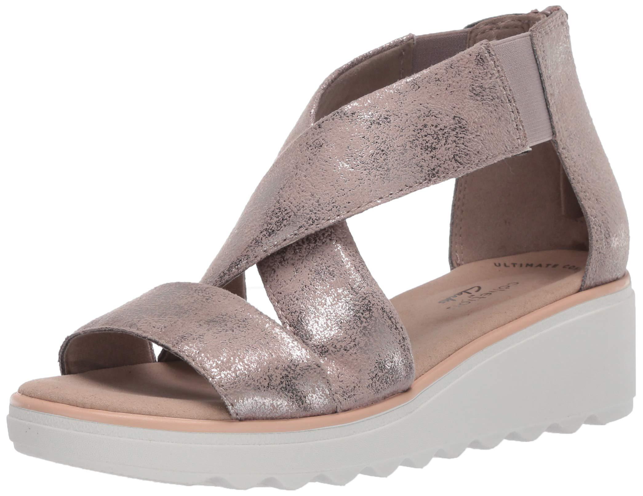 Clarks Leather Jillian Rise Wedge Sandal - Save 8% - Lyst