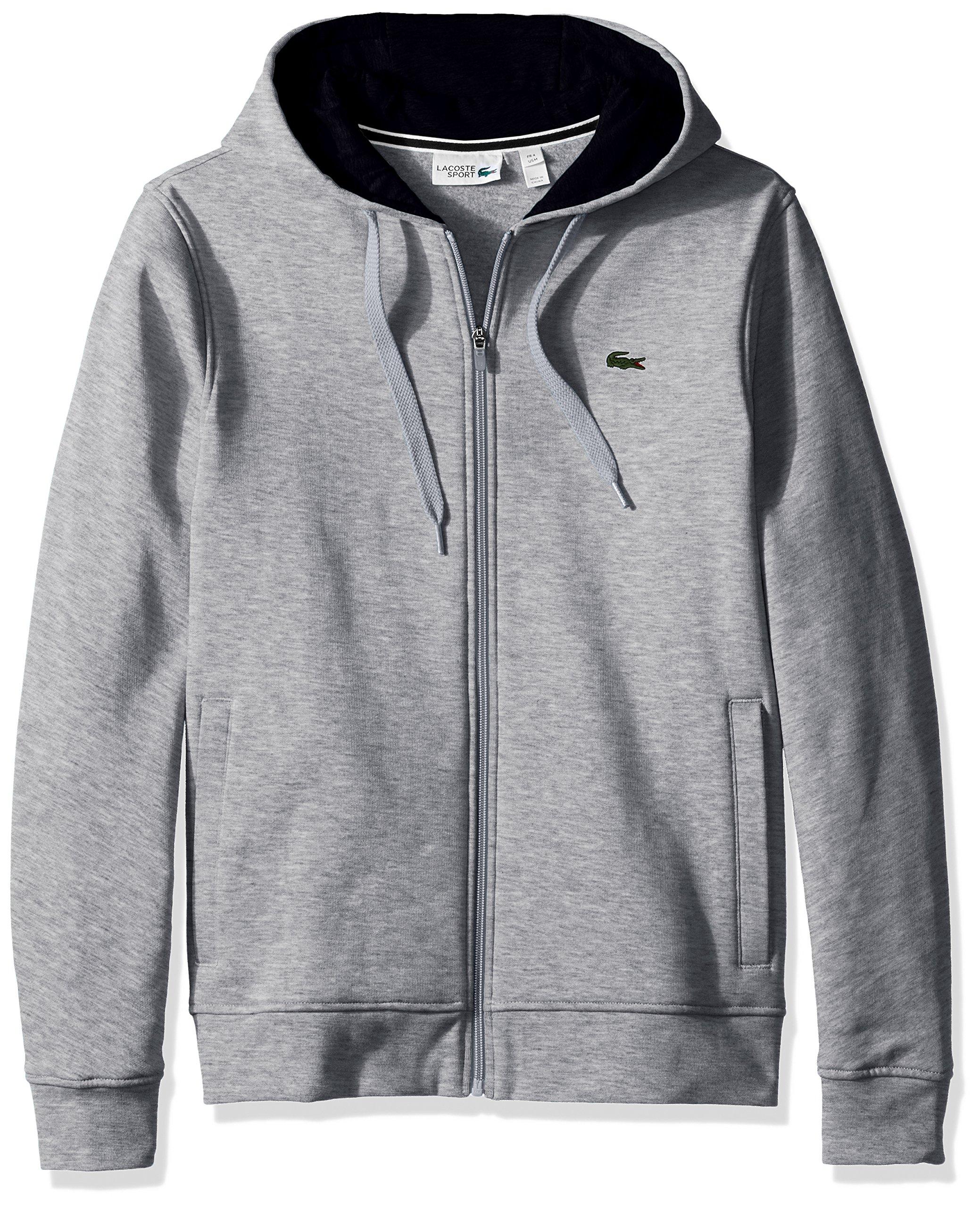 lacoste sport zip up sweatshirt navy