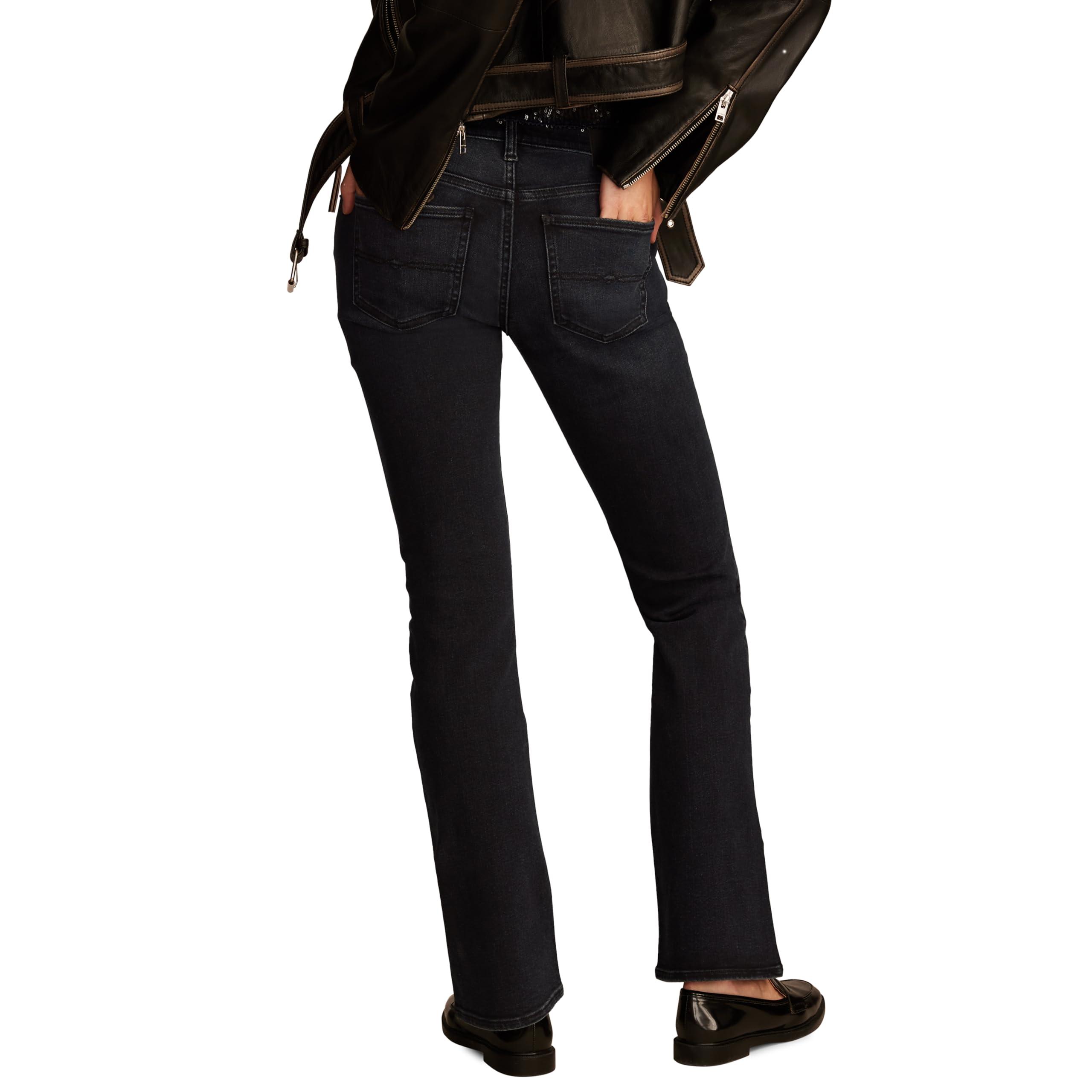 Lucky Brand Mid Rise Sweet Bootcut Jean in Black Lyst