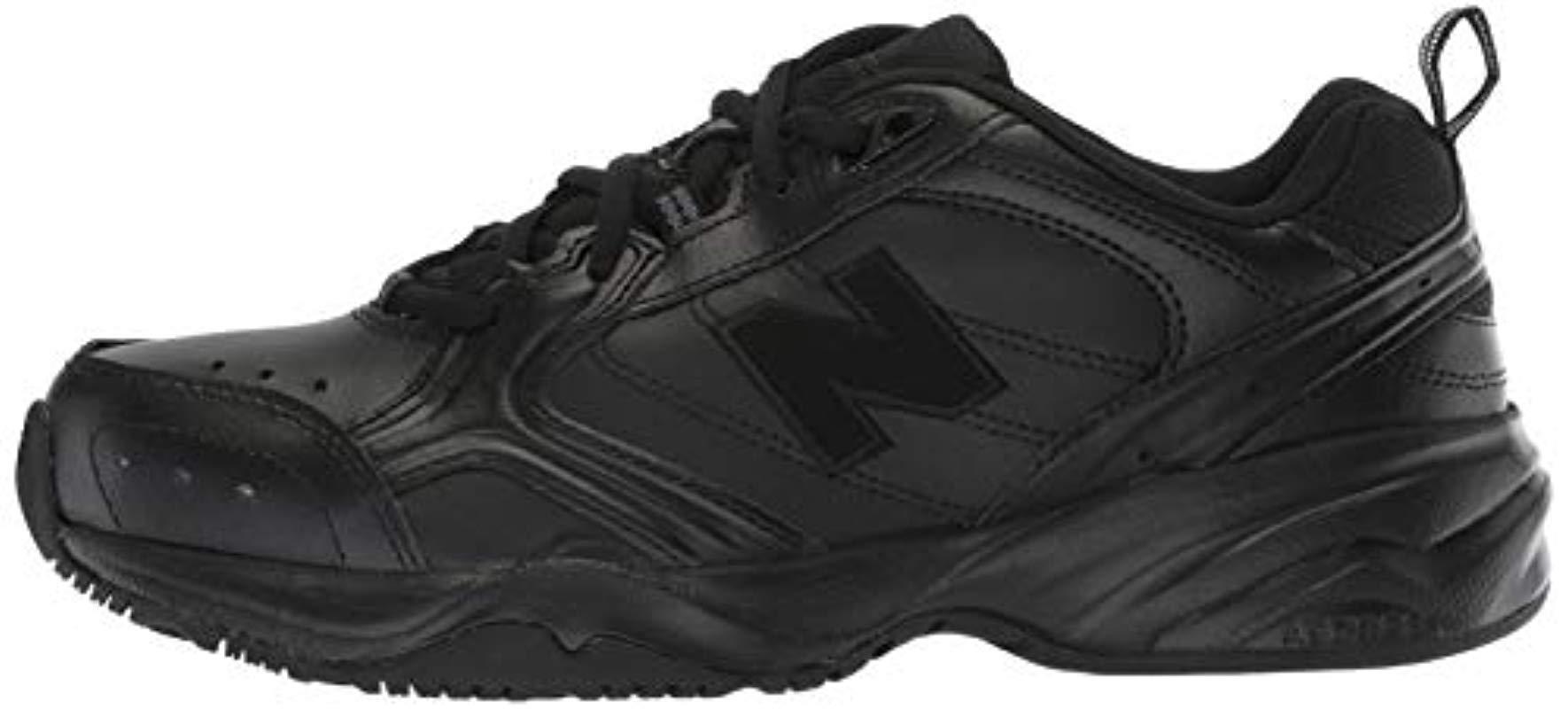 New Balance Leather 624 V2 Casual Comfort Cross Trainer in Black - Save 74%  - Lyst