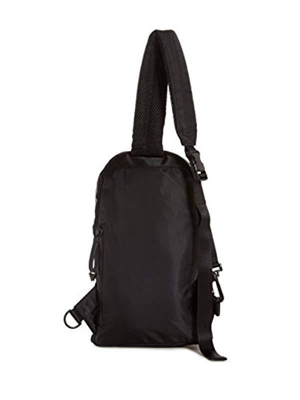 guess black sling bag
