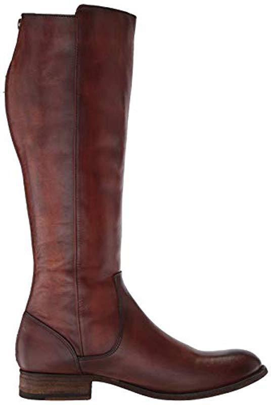 Frye Melissa Stud Back Zip Leather Casual Knee-High Tall Womens Boots