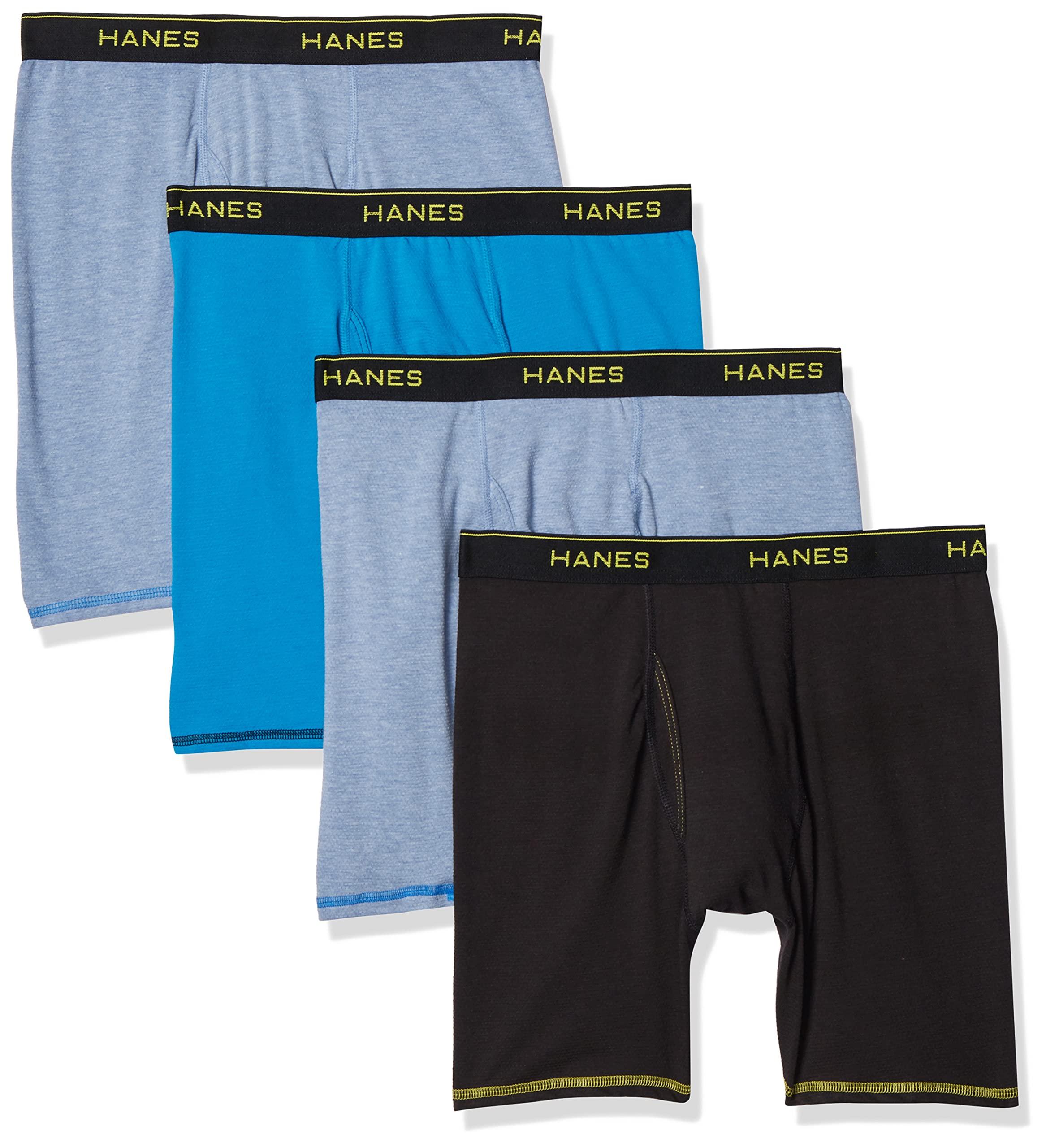 Hanes Cool Comfort Breathable Mesh Long Leg Boxer Brief for Men Lyst