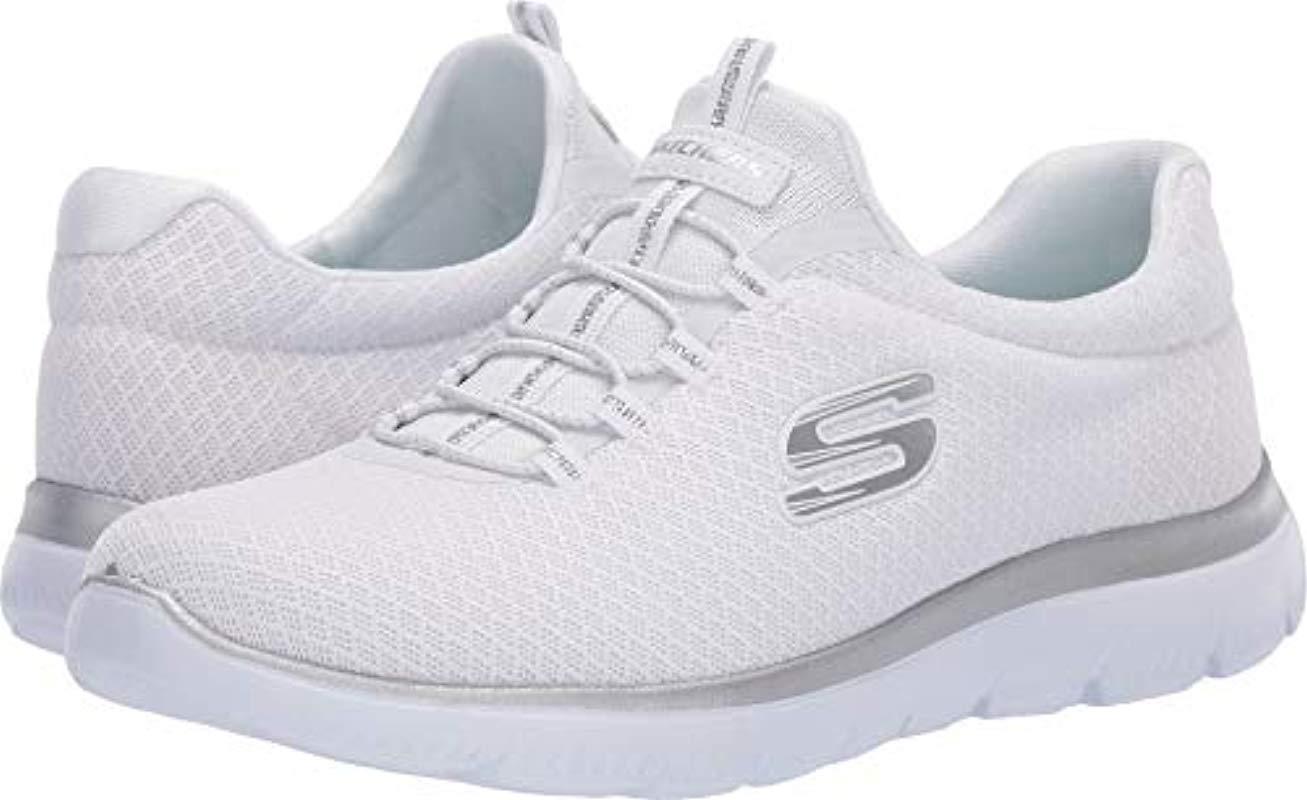 skechers summits white
