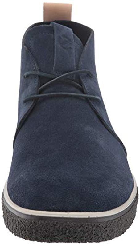 Ecco Crepetray S Desert Boots in Blue for Men | Lyst