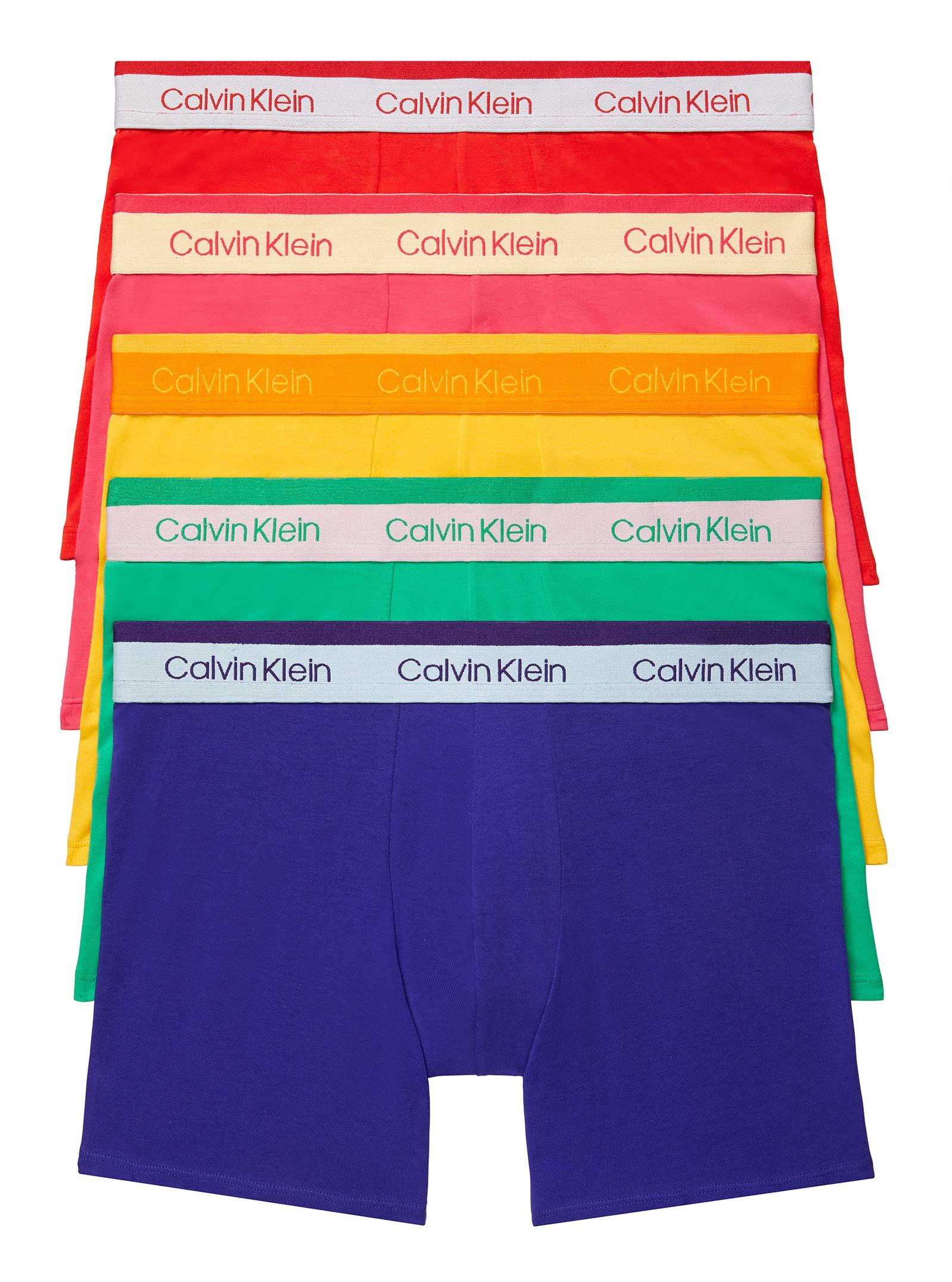 Calvin Klein Cotton The Pride Edit 5-pack Boxer Brief in Purple for Men -  Lyst