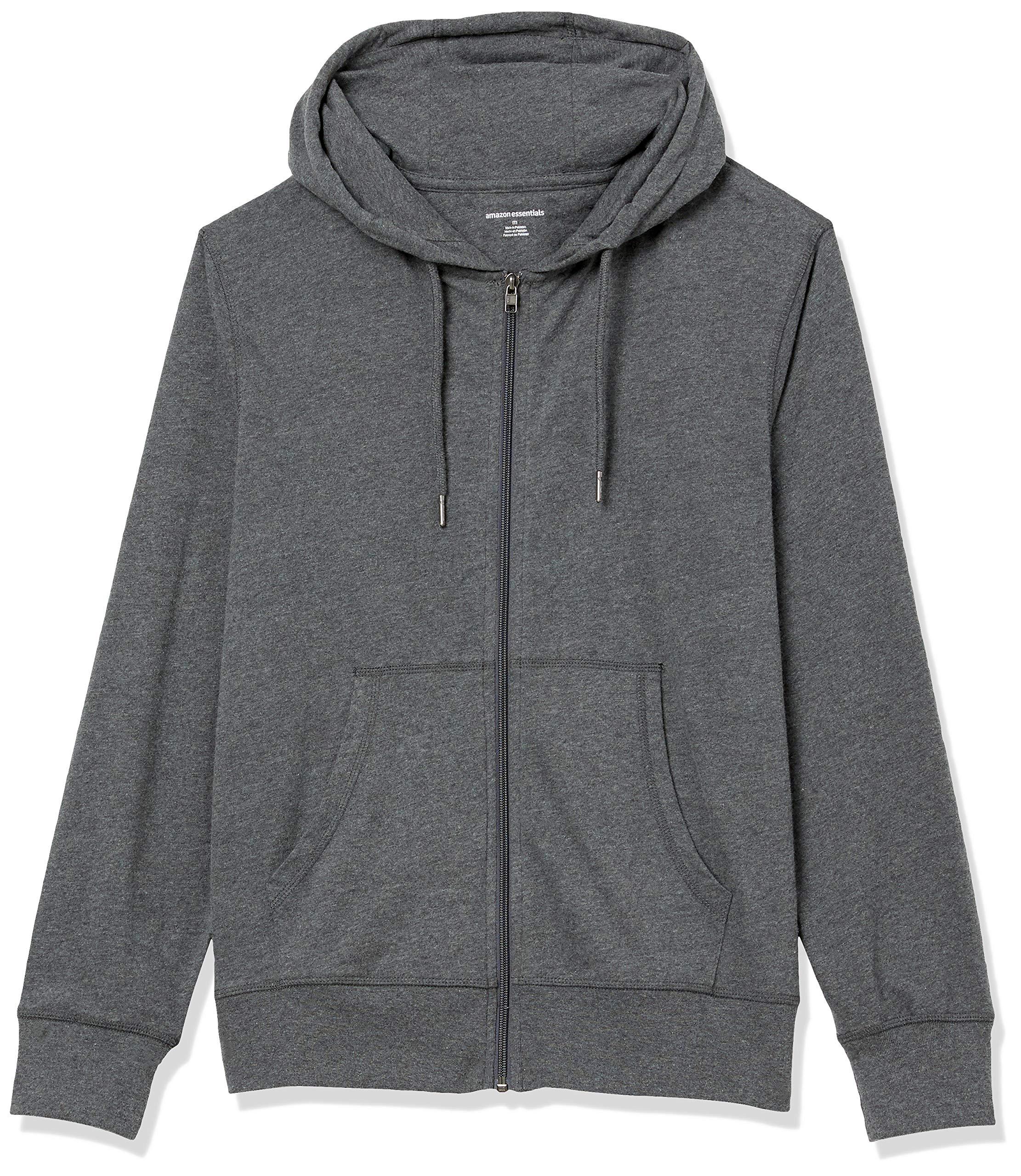 Amazon Essentials Lightweight Jersey Full-zip Hoodie in ...