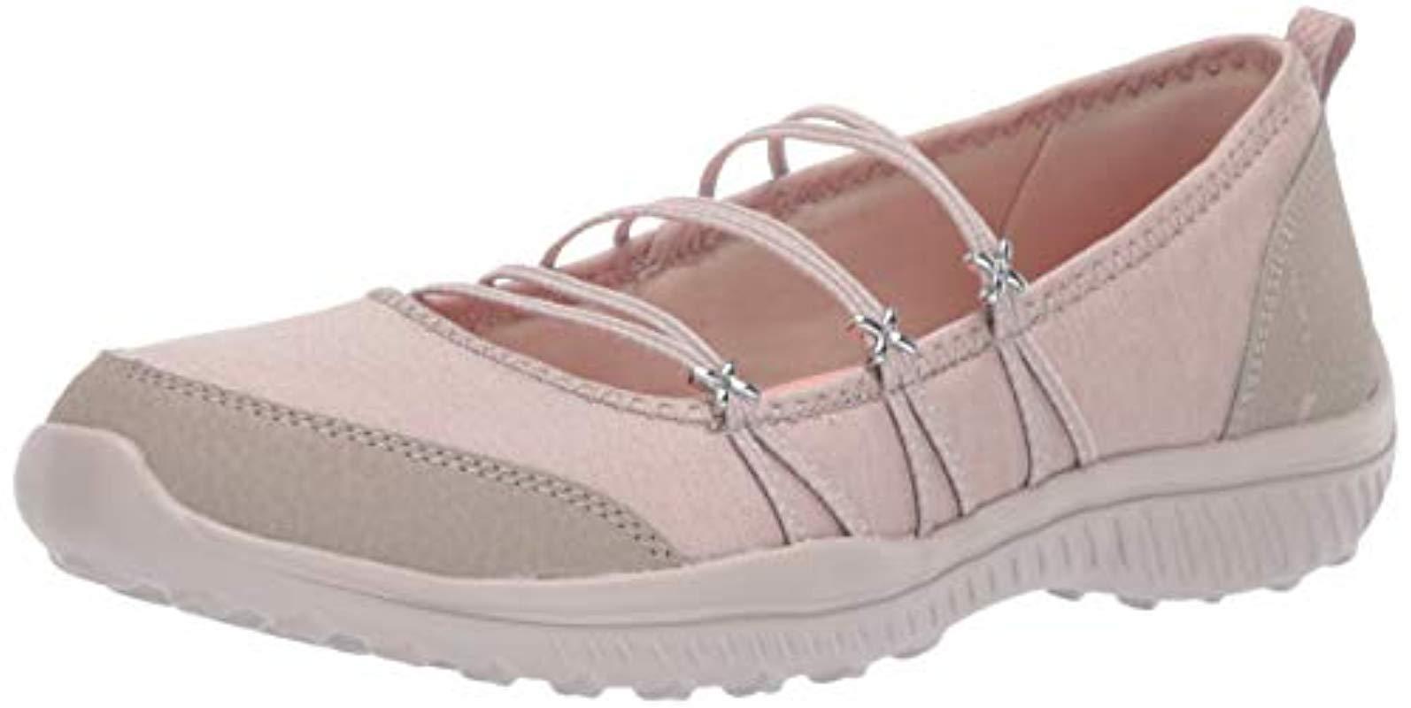 skechers heathered bungee strap mary janes