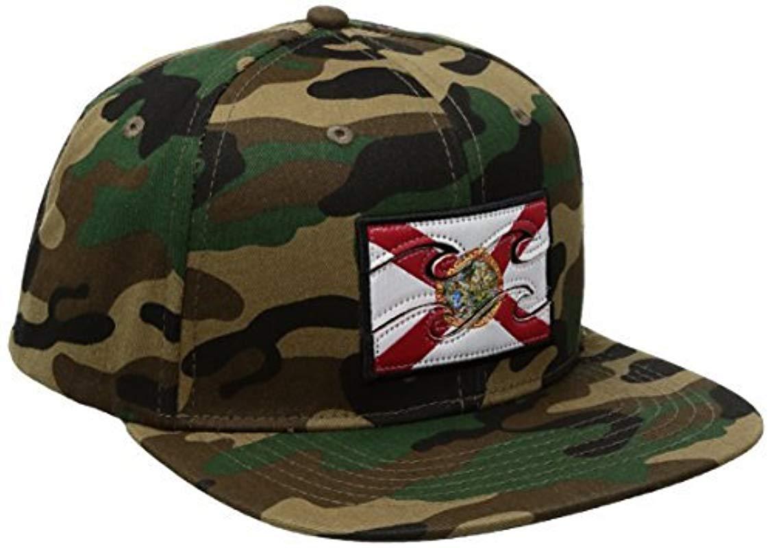 billabong camo hat